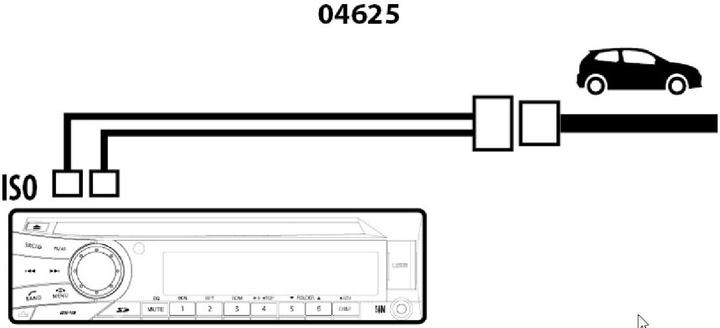 Immagine prodotto Phonocar Kit di montaggio ISO alimentazione+altoparlanti
