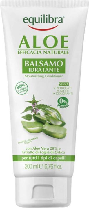 Produktbild Equilibra Aloe Balsamo Idratante Moisturizing Conditioner Moisturizing Aloe Vera Hair Conditioner (200 ml)