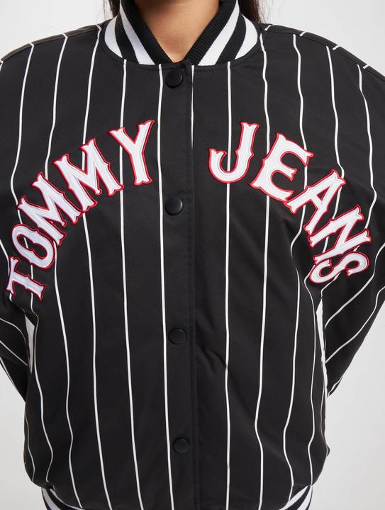 Produktbild Tommy Hilfiger Tommy Jeans Pinstripe Letterman Bomberjacke - 88915 (L)