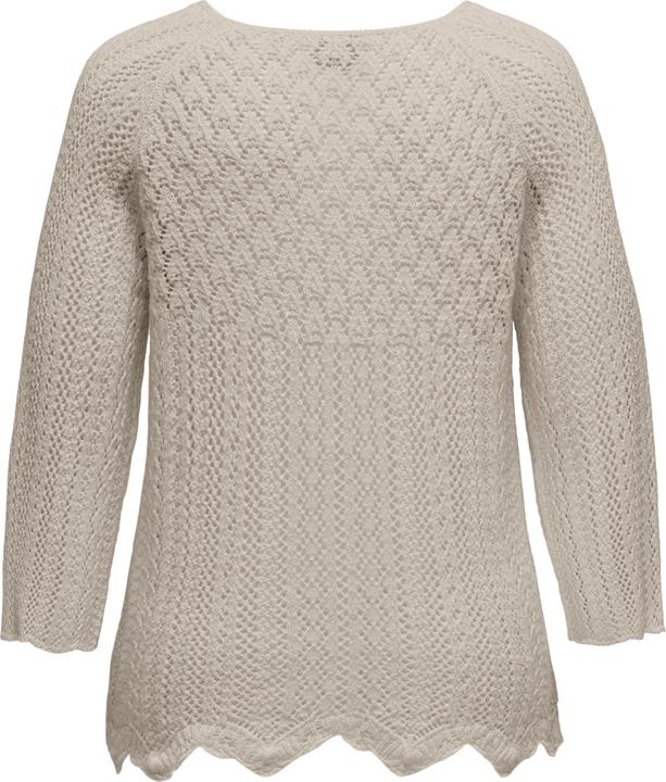 Produktbild Only Normal geschnitten Rundhals Plus Pullover Strickpullover (L)