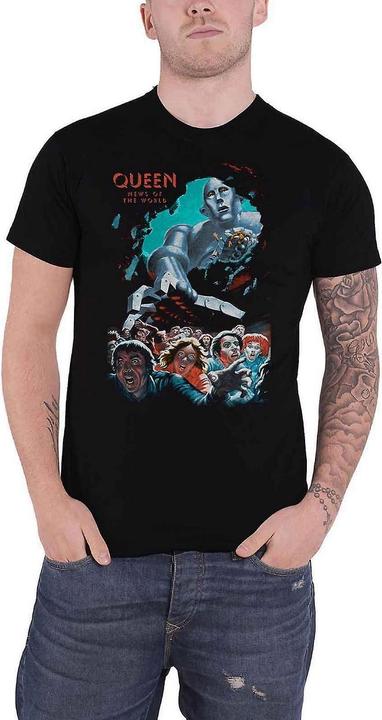 Immagine prodotto Queen Maglietta unisexe adulte Ultime Notizie Vintage (S)
