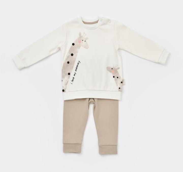 BabyCosy Set aus Hose und langärmeligem Hemd (74)
