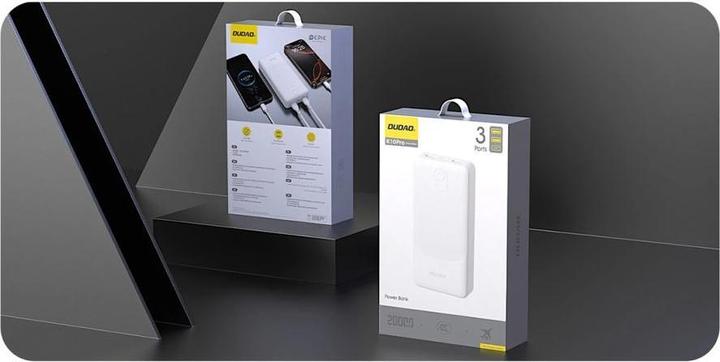 Actual product image Dudao K10Pro powerbank 20000mAh Black (20000 mAh, 10 W, 10 Wh)