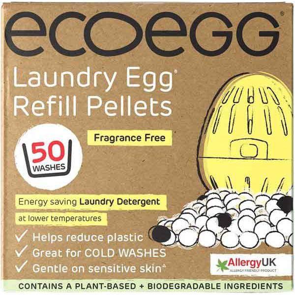 Image du produit Ecoegg Waschei Refill Fragrance Free (50 Cycles de lavage, Perles)