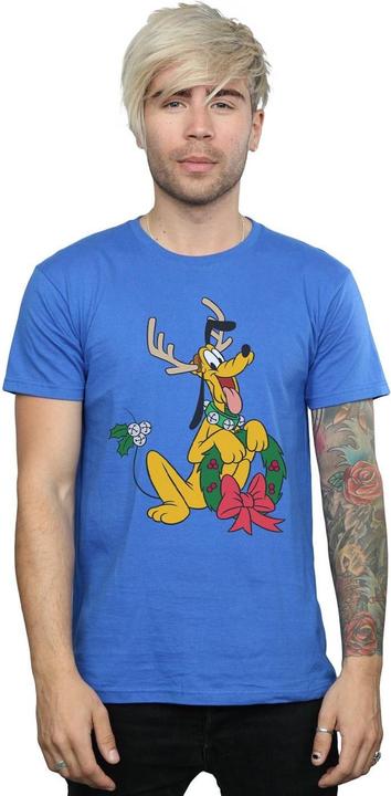 Immagine prodotto Disney Pluto Christmas Reindeer Maglietta Uomo (XL)