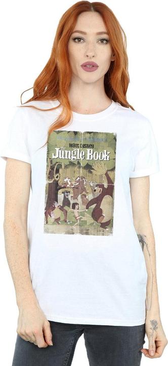 Image du produit Disney Femme/Les femmes - T-shirt boyfriend en coton avec affiche rétro (M)