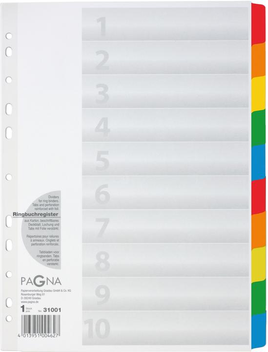 Actual product image Pagna Number register
