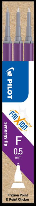 Actual product image Pilot FriXion Refill Point Set Set of 3 (Refill, Violet, 0.25 mm)