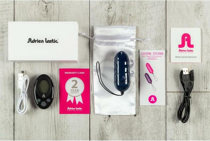 Produktbild Adrien Lastic Egg Rechargeable with Remote Control Ocean Storm