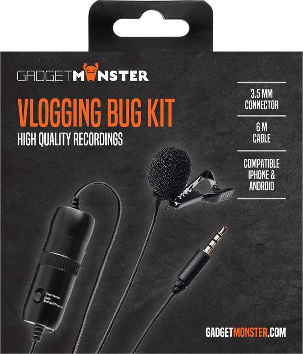 Actual product image Gadget Monster Vlogging Bug Kit GDM-1024