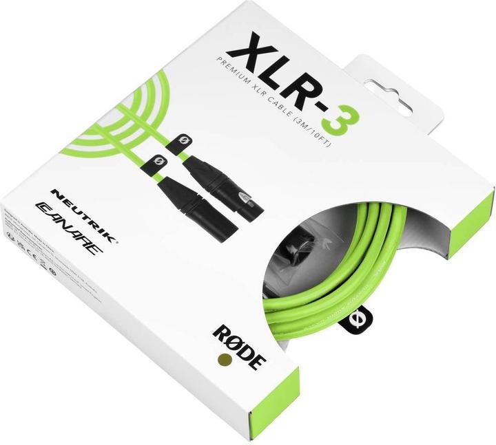 Produktbild RØDE XLR-3 Green (3 m, XLR)