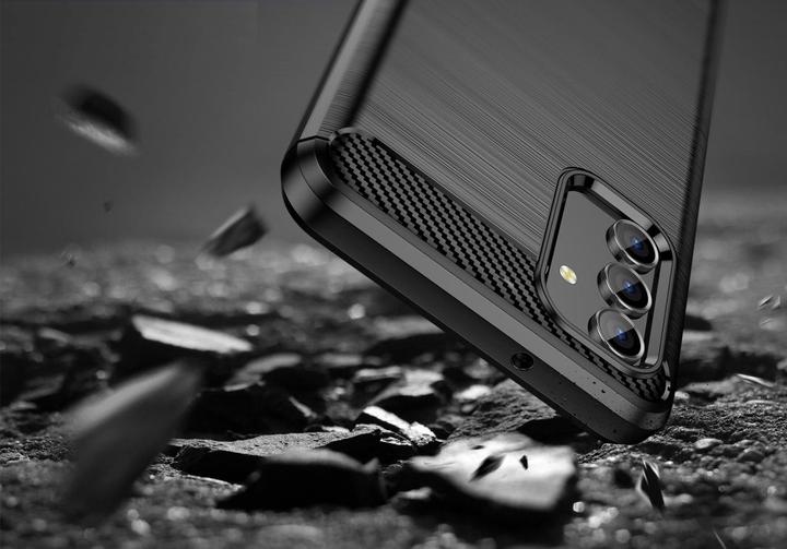 Immagine prodotto Screenguard Samsung Galaxy A04s cover Carbon Brushed Soft TPU (Samsung Galaxy A04S)