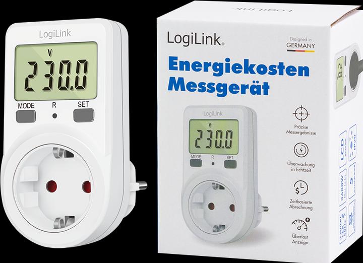 Image du produit LogiLink Compteur d'énergie, blanc
