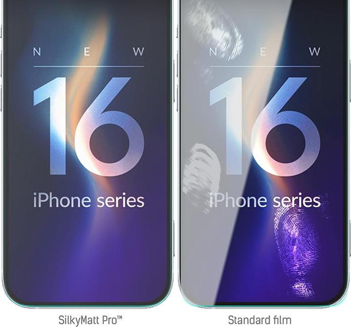 Productafbeelding 3MK Silky Matt Pro iPhone 16 Pro Matowa folia ochronna (1 Stuk, Apple iPhone 16 Pro)
