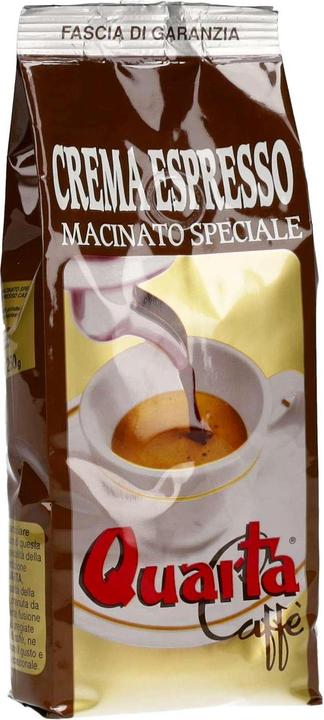 Actual product image Quarta Caffé Crema Espresso ground (Dark roast)