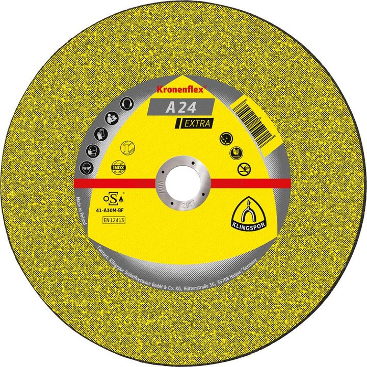 Klingspor Snijschijf A 24 Extra Ø 230x22,23 mm