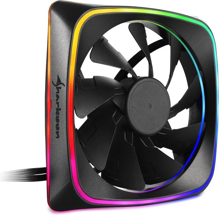 Image du produit Sharkoon SHARK Lights RGB Fan (120 mm, 1 x)