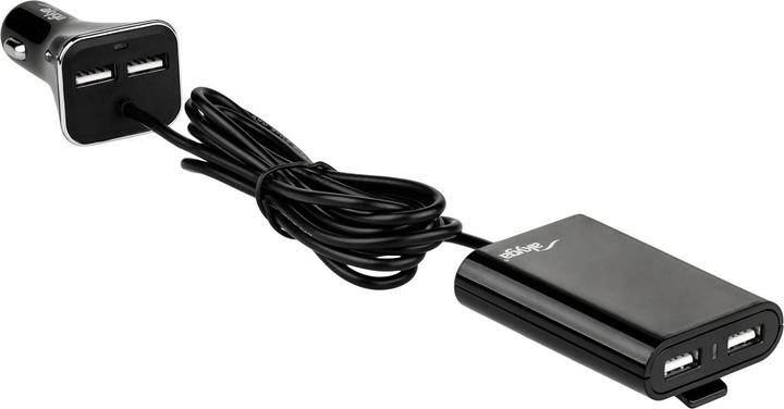 Actual product image Akyga AK-CH-10 USB Charger Car Output Current (max.) 9 A 4 x USB