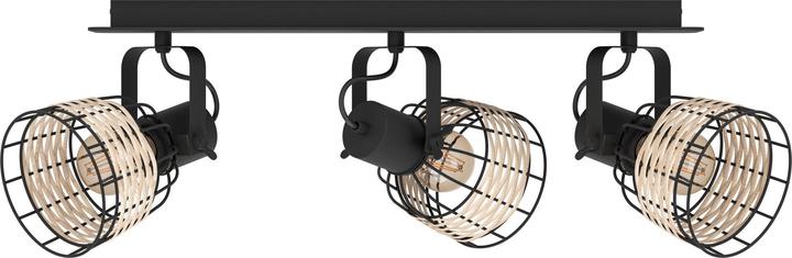Actual product image EGLO Ceiling light ANWICK 1 3x E27 Black/Brown (E27)