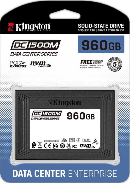 Produktbild Kingston DC1500M (960 GB, 2.5")