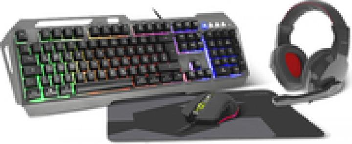 Actual product image Speedlink LUNERA Wired, USB Gaming Keyboard, Mouse Set Illuminated, Multimedia Keys German, QWERTY, Wi (DE, Cable)