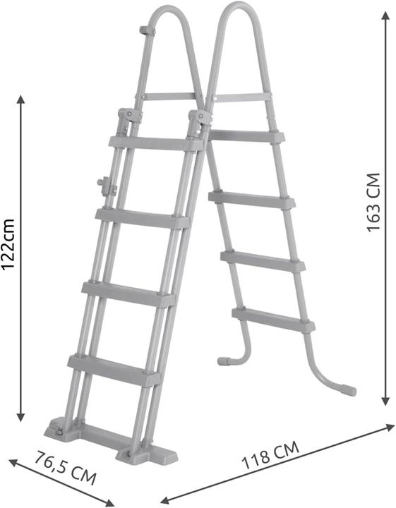 Image du produit Bestway Hochklappbare Poolleiter mit Kindersicherung