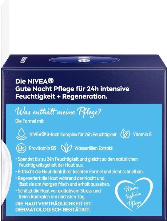 Immagine prodotto NIVEA Cura della Buona Notte 24h Idratazione + Rigenerazione (50 ml, Crema 24h)