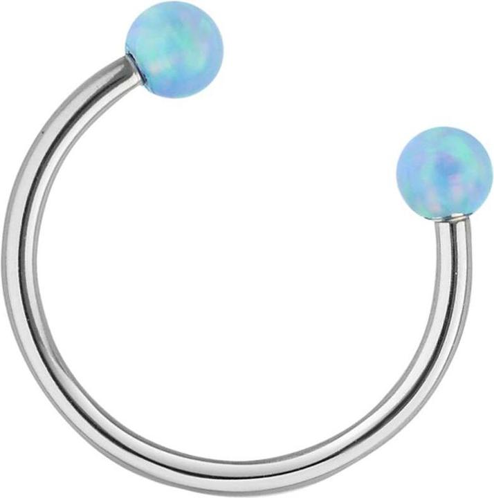 Bijouteria 1.2mm Piercingstab (Synthetische Perle, Chirurgenstahl 316L)