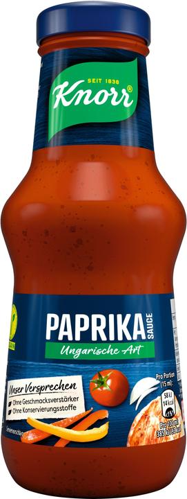 Actual product image Knorr Paprika Sauce Hungarian Style