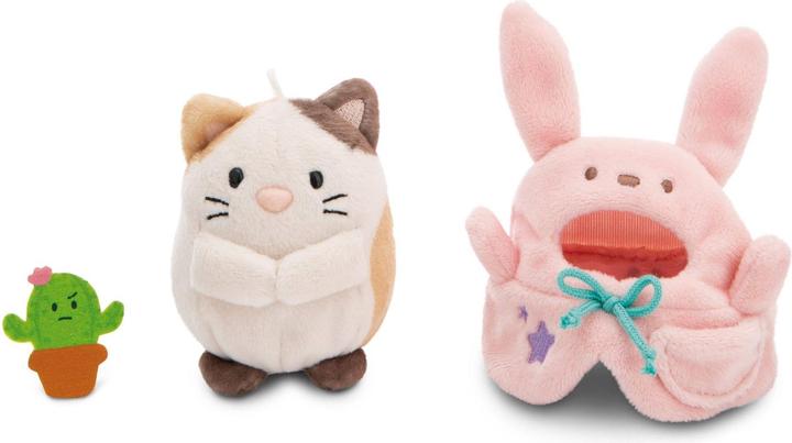 Actual product image NICI Mymochi Set - Angy cat with cactus (8 cm)