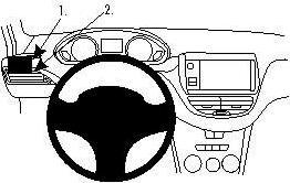 Actual product image Brodit ProClip Left mount - mounting bracket(s)