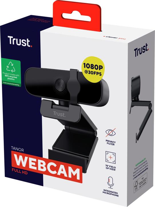 Actual product image Trust Tanor Full HD Webcam (2.07 Mpx)