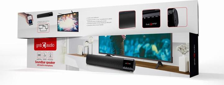 Produktbild Gembird SPK-BT-BAR400-01 (4 h, Stromversorgung über USB, Akkubetrieb)
