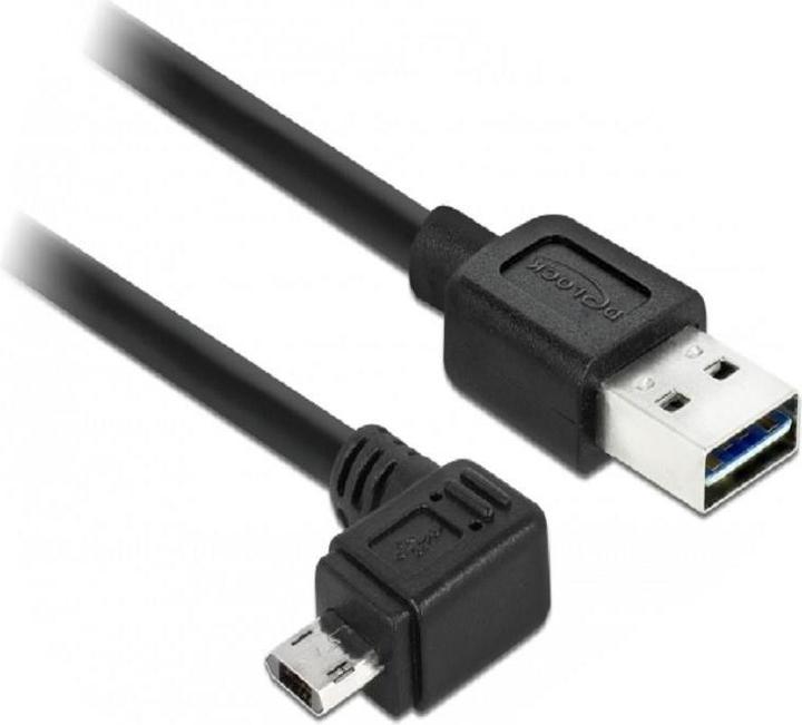 Actual product image Delock Easy USB-A - Micro-B, angled left/right (2 m, USB 2.0)