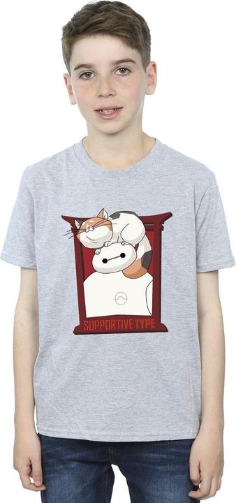 Actual product image Disney Boys Big Hero 6 Baymax Frame Support T-Shirt (140, 146)