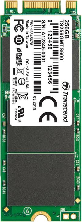 Produktbild Transcend MTS600 (256 GB, M.2 2260)