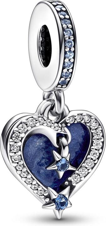 Produktbild Pandora Celestial Shooting Star Heart Double (Emaille)