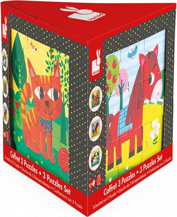 Janod Puzzlekoffer 3 (9 Teile)