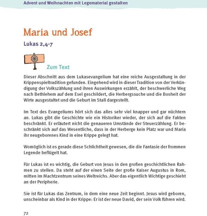 Produktbild Advent und Weihnachten mit Legematerial gestalten