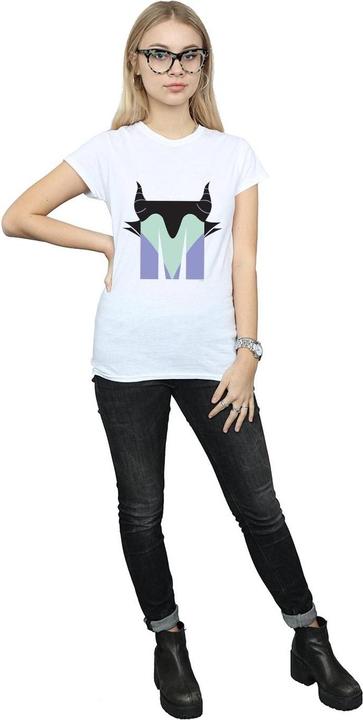 Actual product image Disney Womens/Ladies Alphabet M Is For Maleficent Cotton T-Shirt (L)