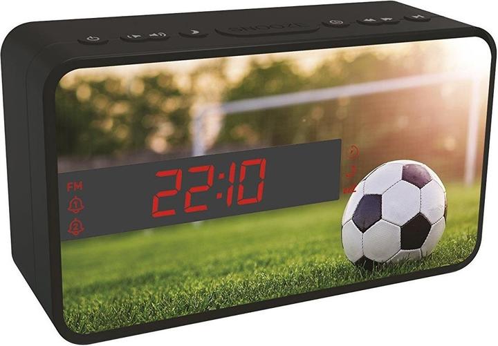 Produktbild Bigben Dual Alarm Clock RR16 Soccer inkl. 3 front panel