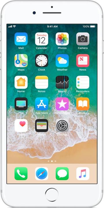 Apple iPhone 7 Plus (128 GB, Silver, 5.50", Single SIM, 12 Mpx, 4G)