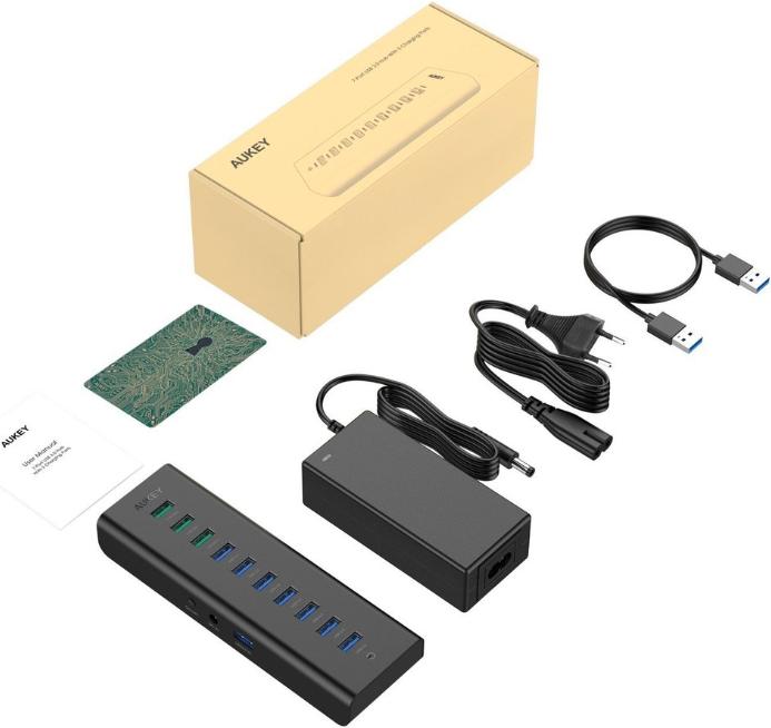 Actual product image Aukey Cb-H18 (10 ports)