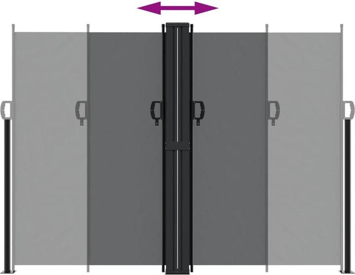 Actual product image VidaXL Extendable side awning (1.80 m)