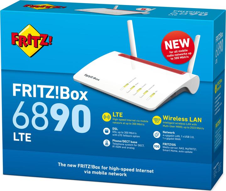Actual product image AVM FRITZ!Box 6890 LTE International