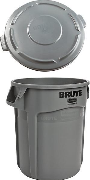 Actual product image Rubbermaid BRUTE® universal container with round lid (75 l)