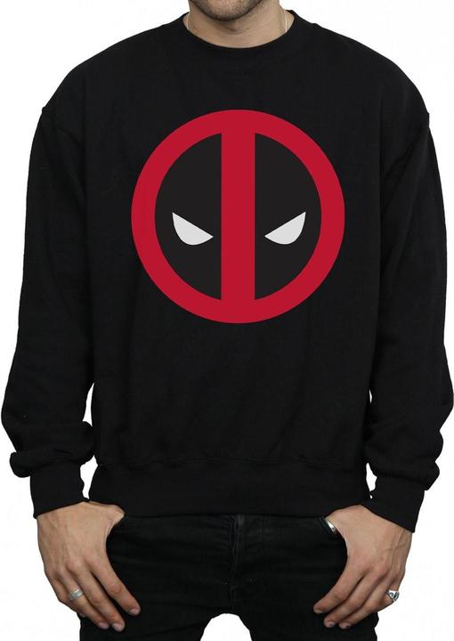 Actual product image Mens Deadpool Large Clean Logo Sweatshirt (S)