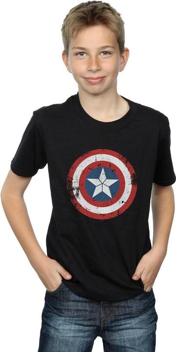 Immagine prodotto Captain America Civil War Distressed Shield Maglietta Ragazzi (140, 146)