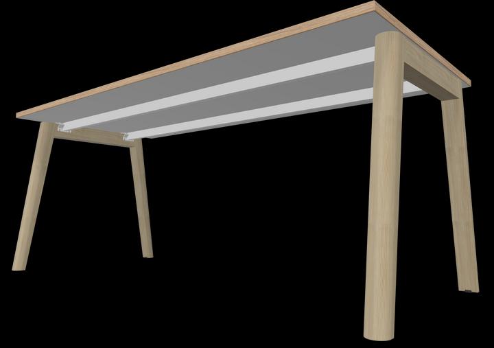 Image du produit Narbutas Bureau en bois Nova (1800 x 800 x 740 mm)