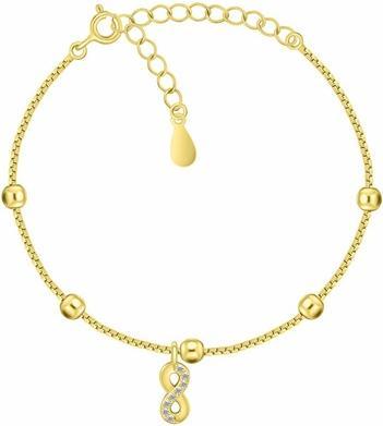 Produktbild Brilio Silver - Silver bracelet Infinity with zircons BRC145W